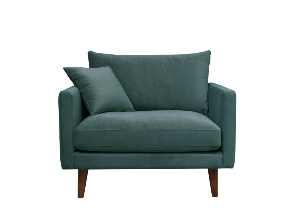 Green Velvet Accent Chair