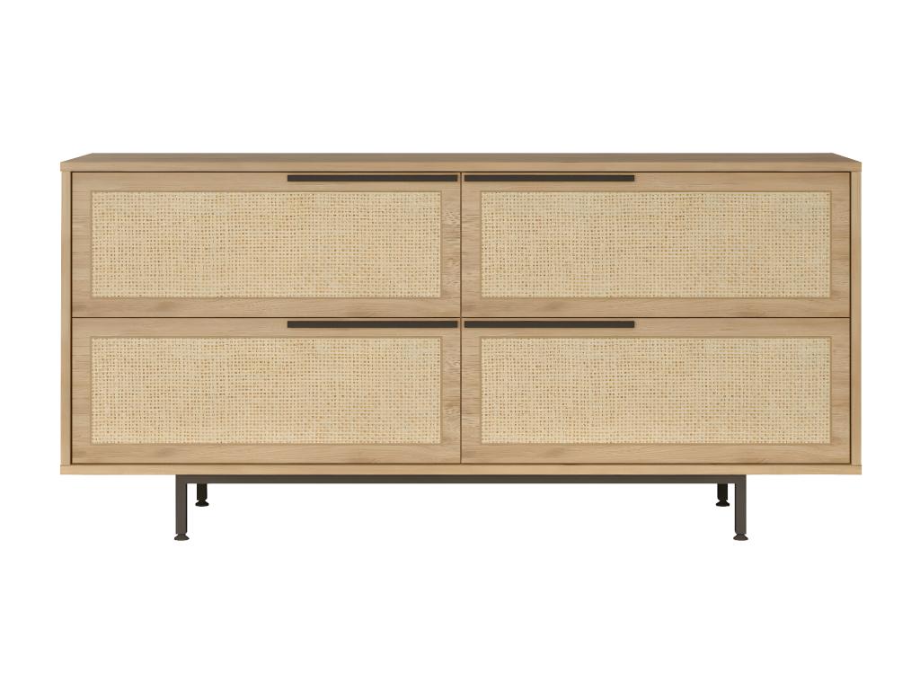 Beige Home Furniture, 160 x 45 x 74 cm
