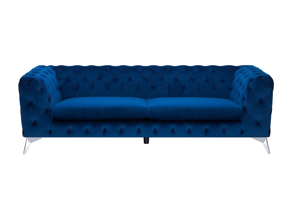 Blue Velvet Sofa