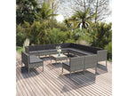 Gray Woven Resin Wicker Outdoor Furniture Set - dlz1766461831982