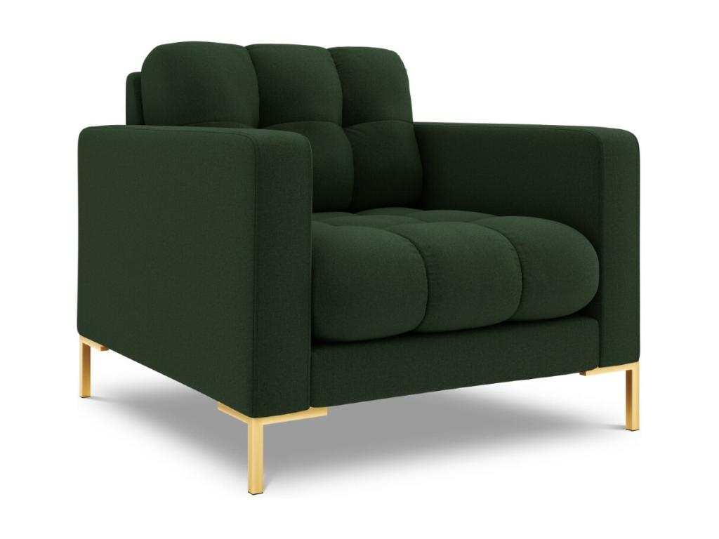 Green Fabric Accent Chair, 87 x 92 x 75 cm