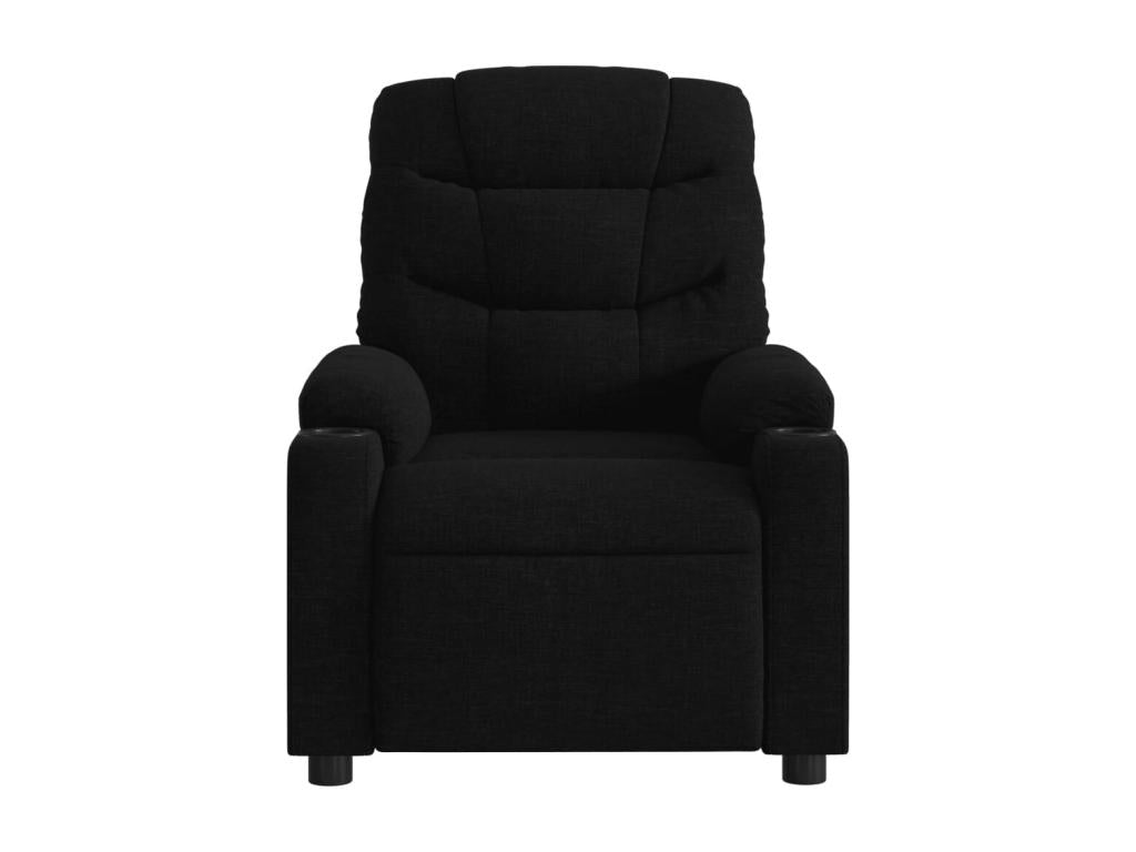 Black Fabric Accent Chair