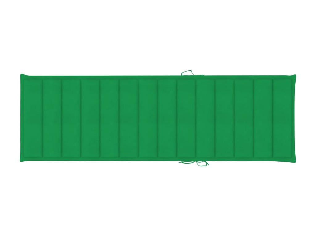 Green Lounge Chair, 200 x 70 x 31.5 cm