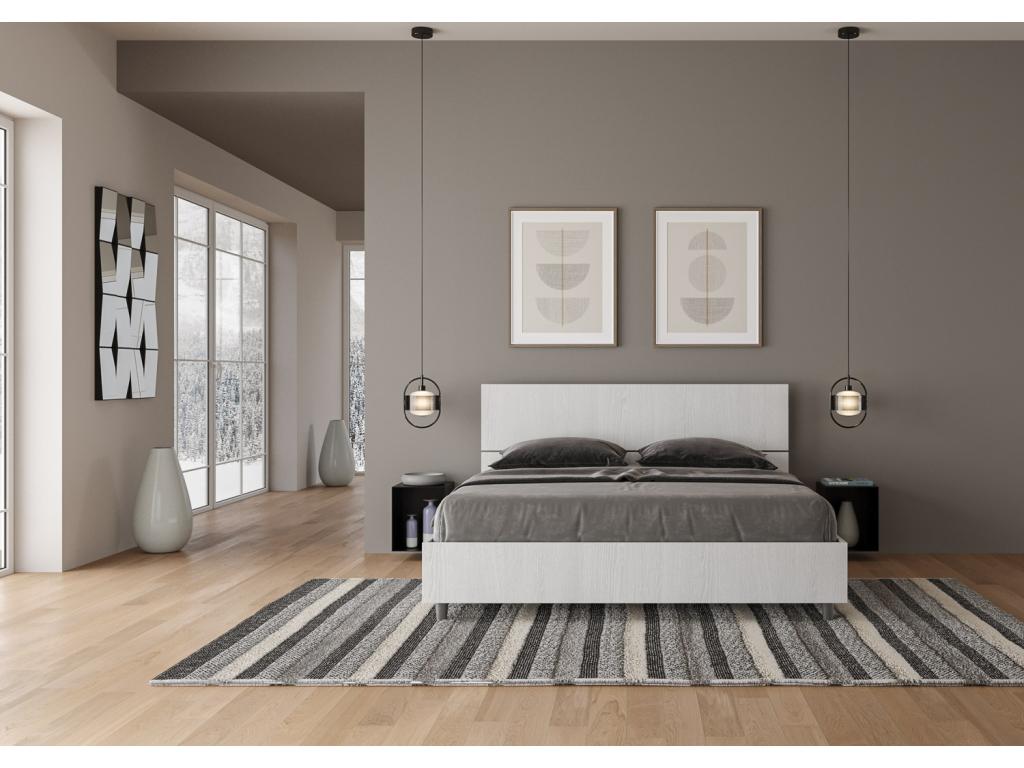 White Bed, 160 x 200 cm