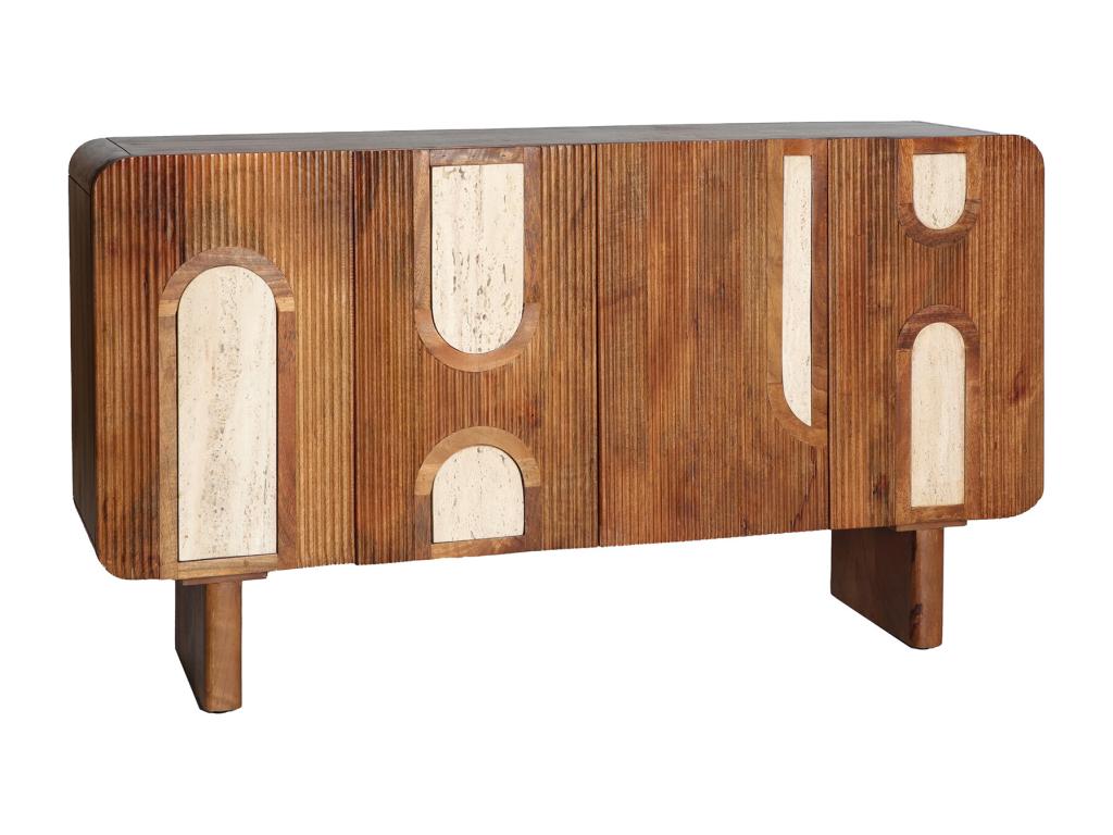 Brown Sideboard, 146 x 39 x 81 cm