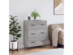 Gray Engineered Wood Sideboard, 69.5 x 34 x 90 cm