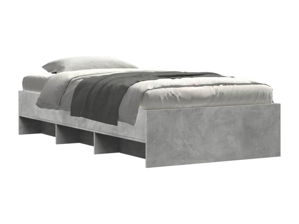 Gray Engineered Wood Mattress, 75 x 190 cm