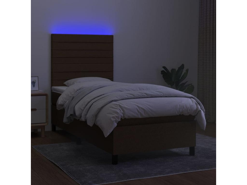 Brown Fabric Mattress, 80 x 200 cm