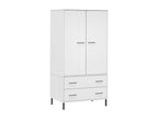 White Metal Home Furniture, 90 x 55 x 172.5 cm