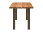 Brown Oak Wood Dining Table - dlz1766461220914