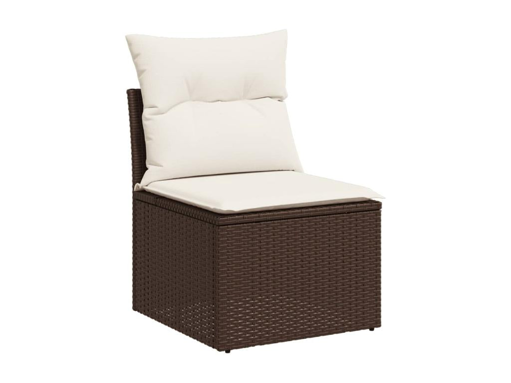 Brown Woven Resin Wicker Outdoor Furniture Set - dlz1766461168992