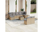 Beige Woven Resin Wicker Outdoor Furniture Set - dlz1766461473679