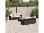 Black Woven Resin Wicker Outdoor Furniture Set - dlz1766461133407