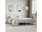 White Metal Bed Frame, 193 x 203 cm