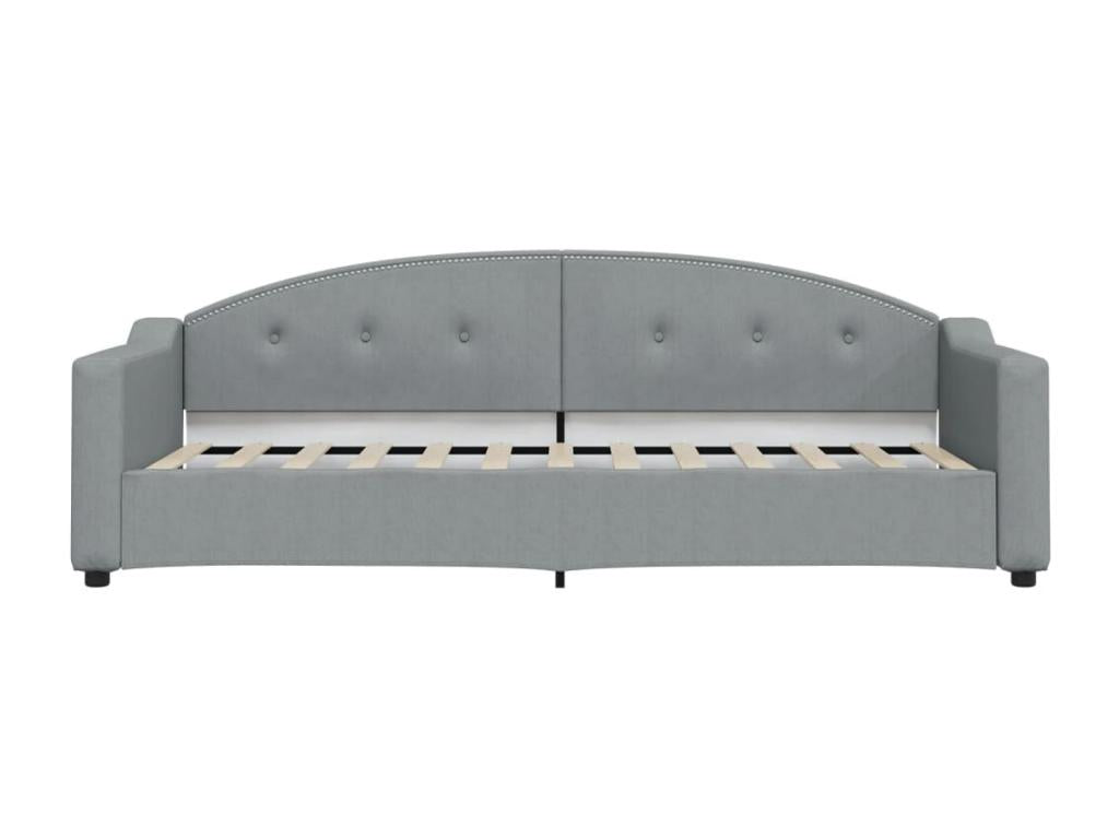 Gray Fabric Mattress, 80 x 200 cm