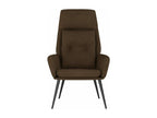 Brown Faux Leather Chair