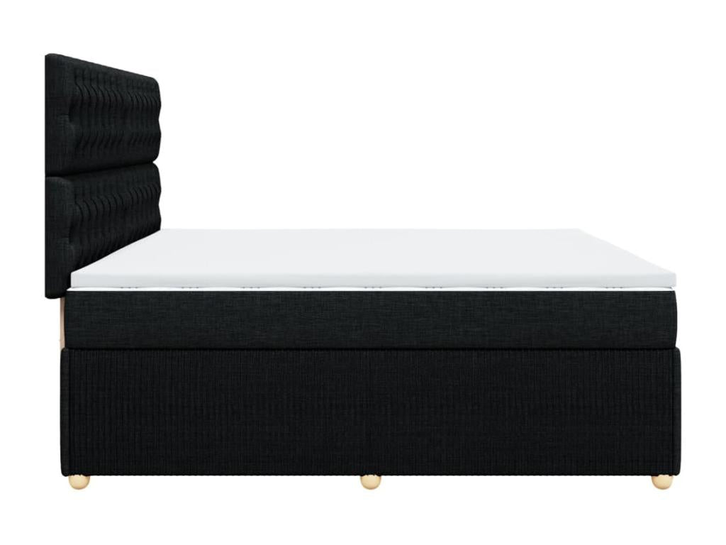 Black Fabric Mattress, 200 x 200 cm