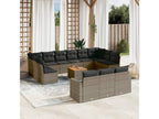 Gray Woven Resin Wicker Outdoor Furniture Set - dlz1766461876720