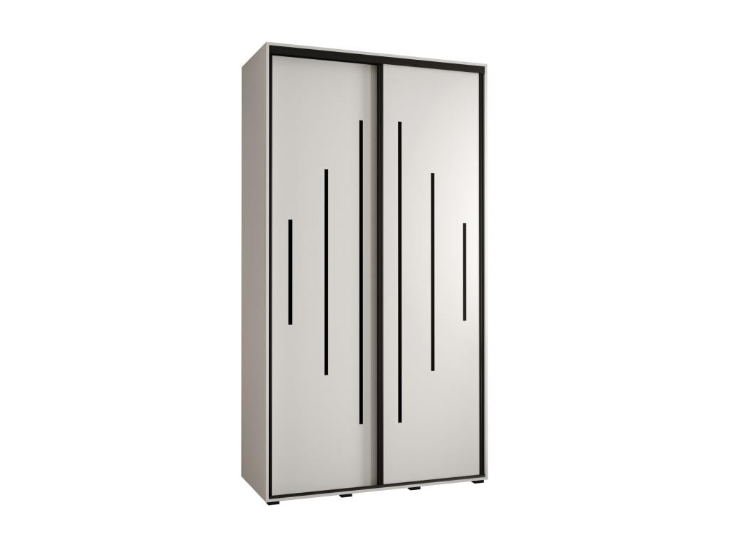 Black Wardrobe, 130 x 60 x 235.2 cm