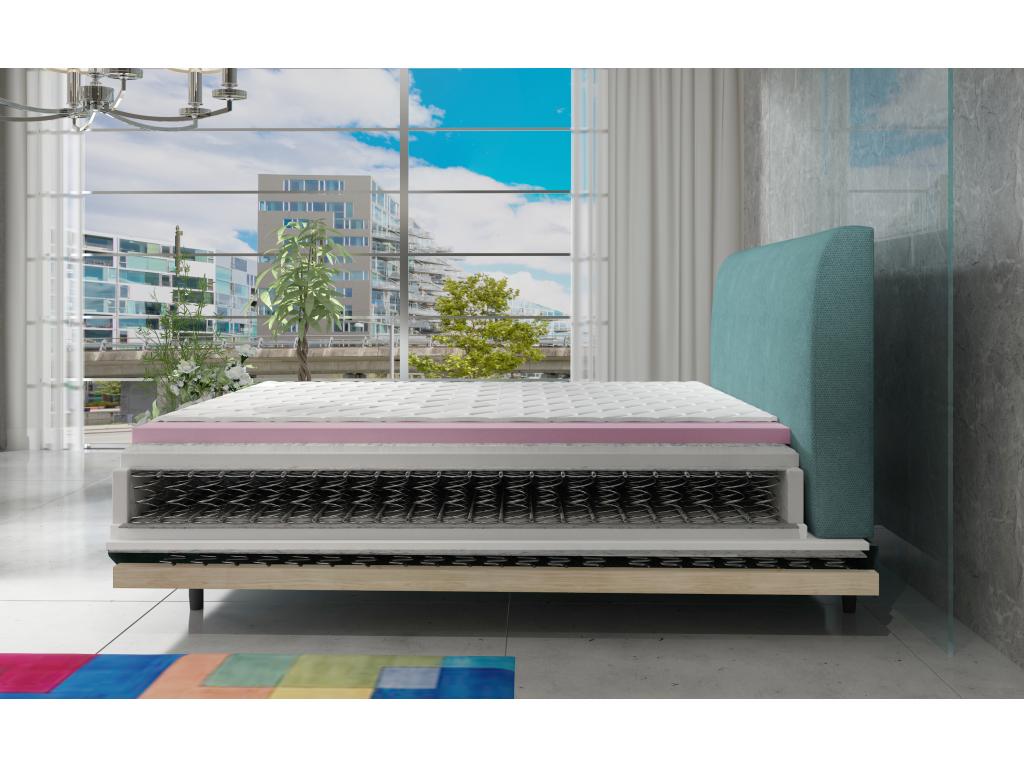 Beige Velvet Mattress, 140 x 200 cm