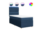 Blue Fabric Mattress, 80 x 200 cm