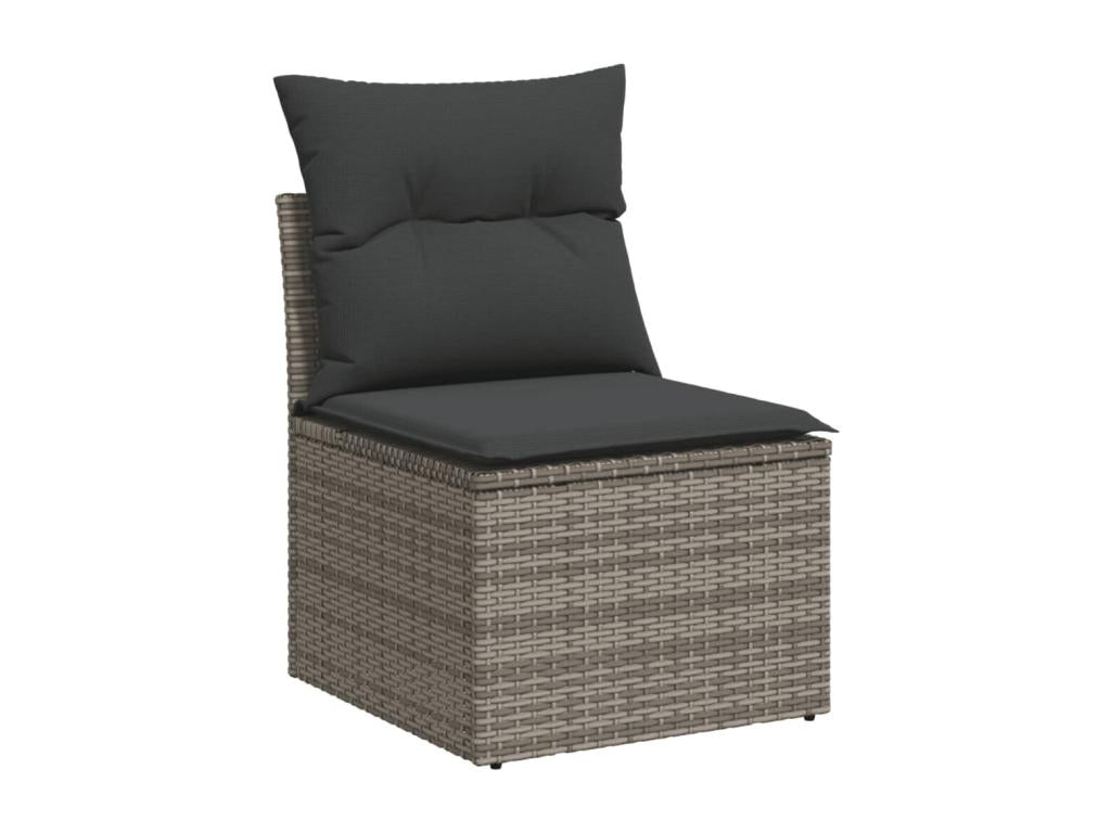Gray Woven Resin Wicker Outdoor Furniture Set - dlz1766461889013