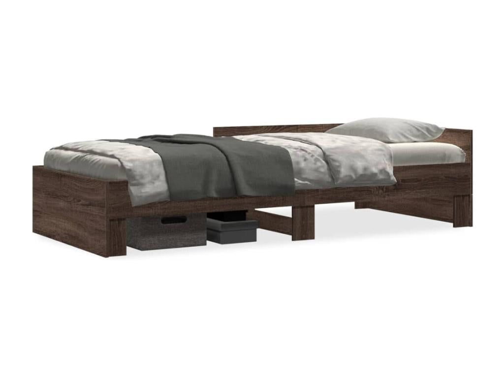 Brown Oak Wood Mattress, 100 x 200 cm - dlz1766461097944