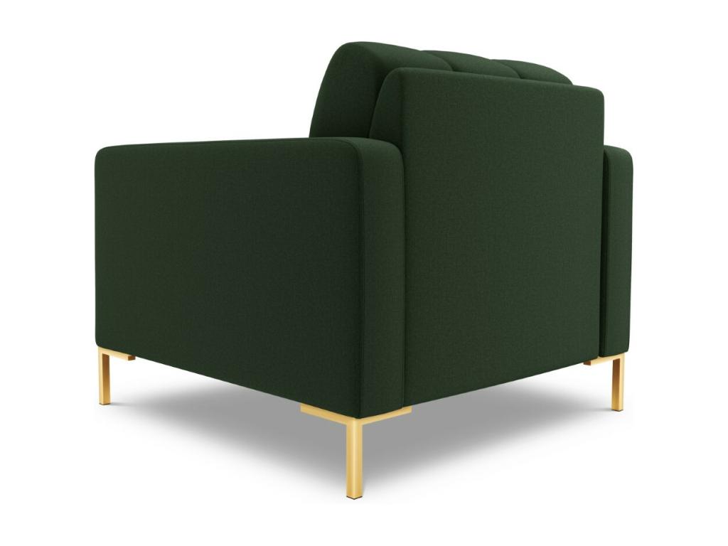 Green Fabric Accent Chair, 87 x 92 x 75 cm