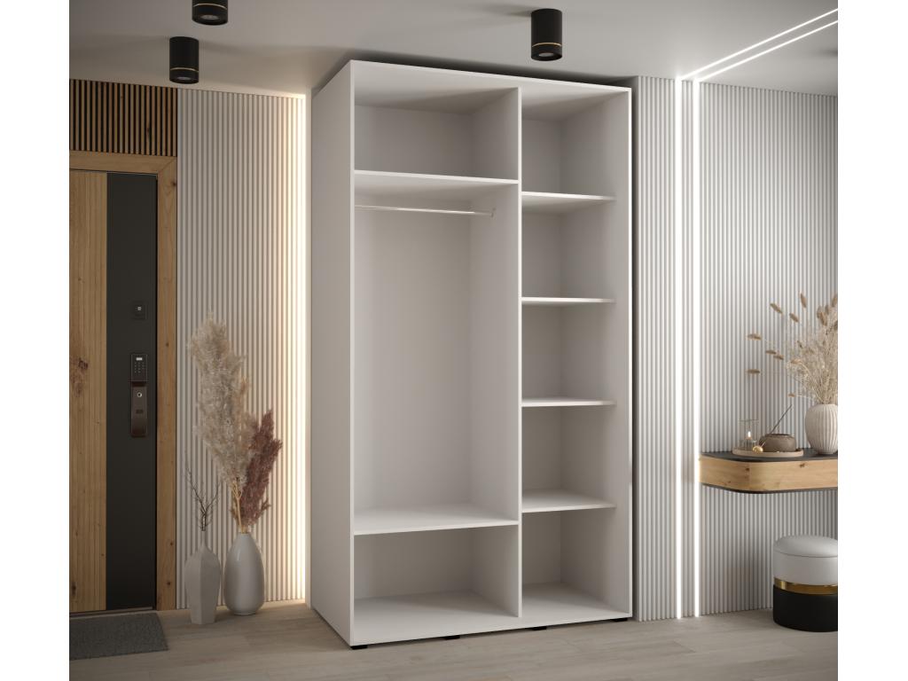 Black Wardrobe, 130 x 60 x 235.2 cm
