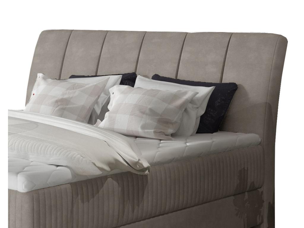 Beige Velvet Mattress, 140 x 200 cm