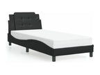 Black Faux Leather Mattress, 80 x 200 cm