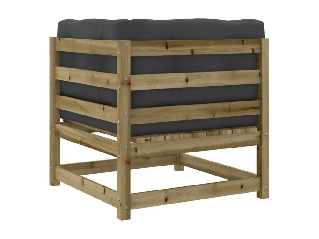 Brown Pine Wood Outdoor Furniture Set - dlz1766461867646