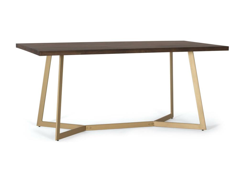 Brown Dining Table, 76 x 90 x 170 cm