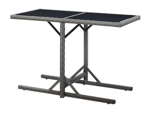 Anthracite Glass Table, 110 x 53 x 72 cm