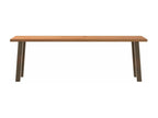 Brown Oak Wood Dining Table - dlz1766461220914