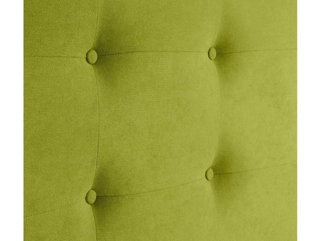 Green Fabric Bed, 105 x 60 cm