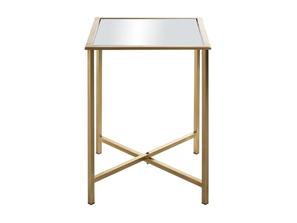 Gold Metal Side Table
