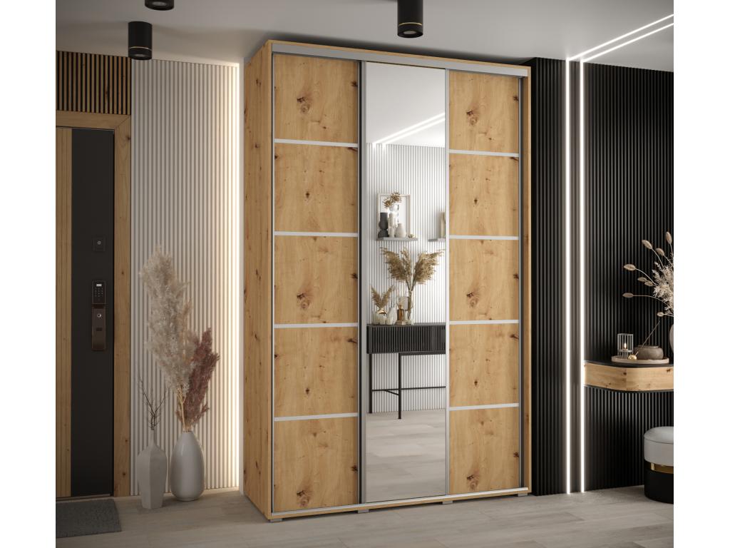 Natural Wardrobe, 160 x 45 x 235.2 cm