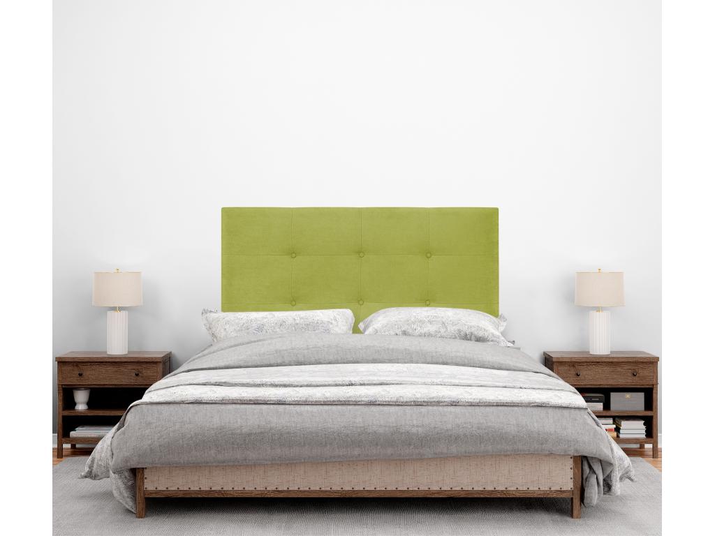 Green Fabric Bed, 105 x 60 cm