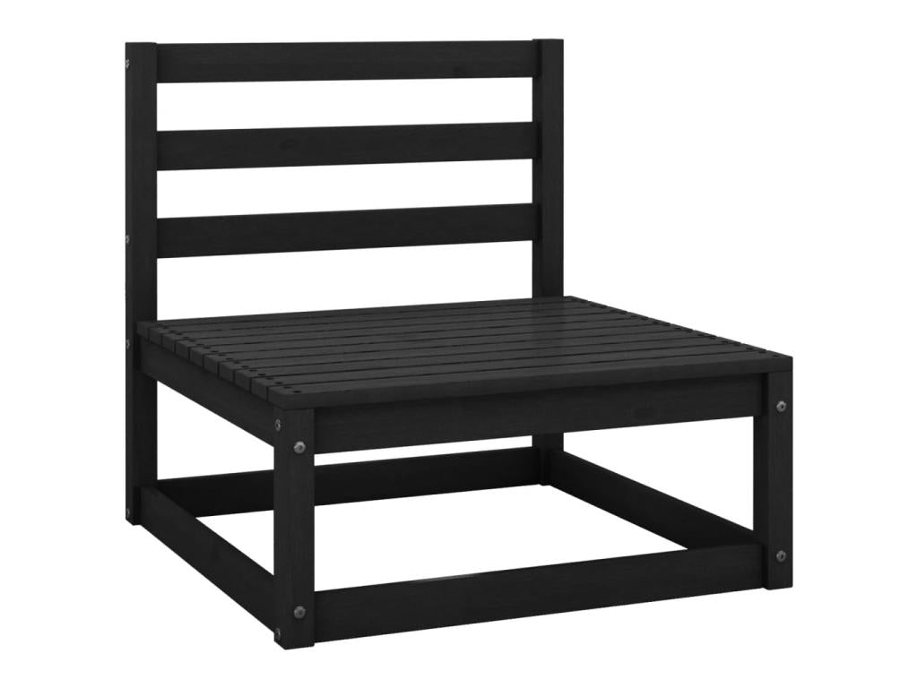 Black Pine Wood Outdoor Furniture Set - dlz1766461152116