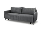 Gray Fabric Sofa Bed, 210 x 99 cm