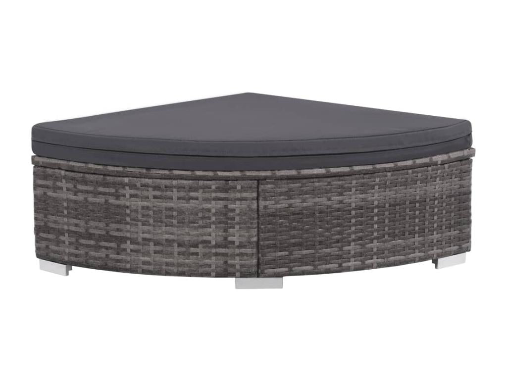 Gray Woven Resin Wicker Outdoor Furniture Set - dlz1766461206220