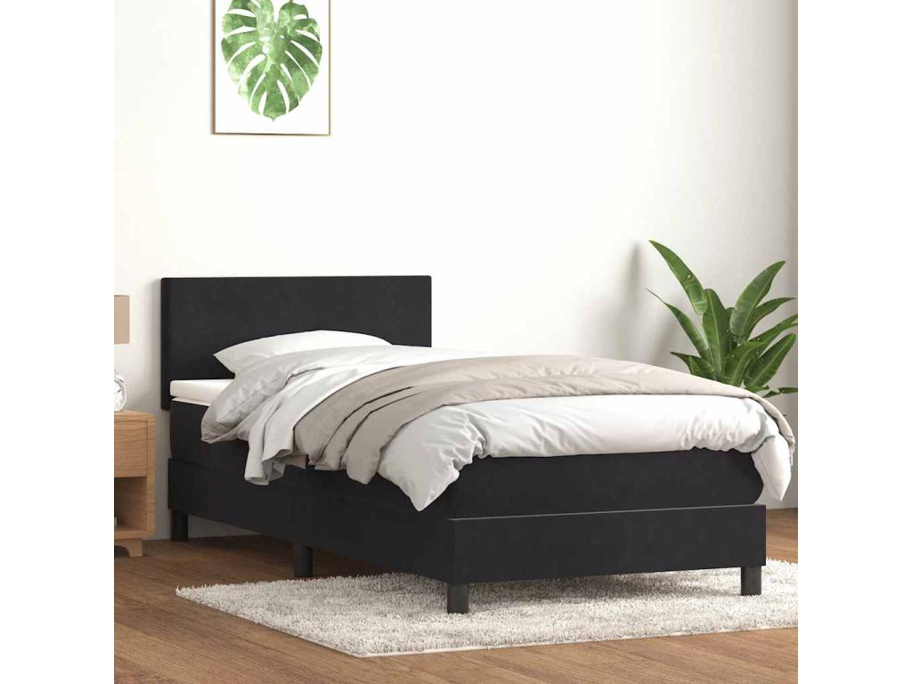 Black Velvet Mattress, 80 x 220 cm