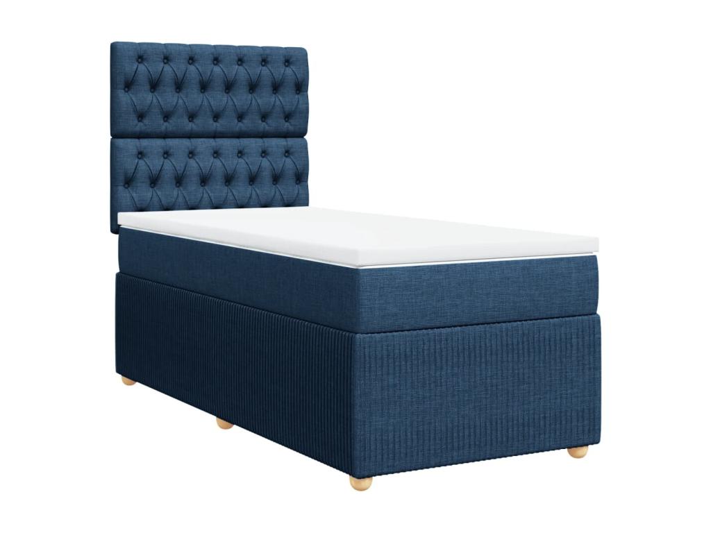 Blue Fabric Mattress, 80 x 200 cm