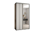 Black Wardrobe, 130 x 60 x 235.2 cm - dlz1766461751412