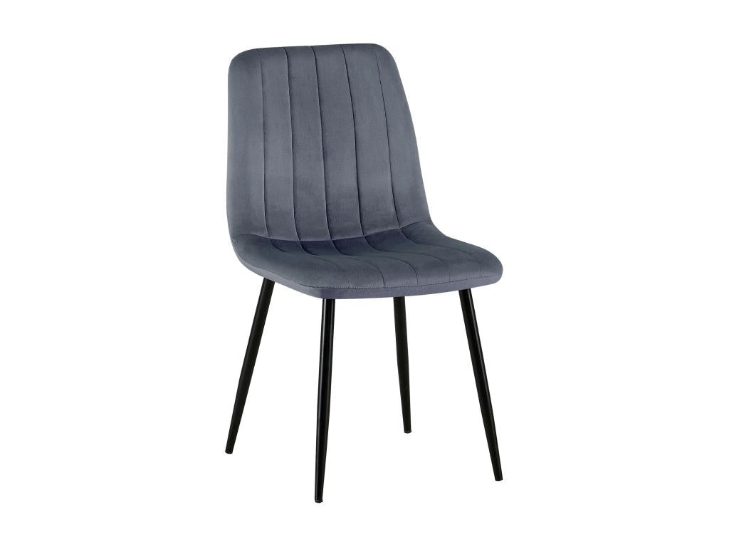 Anthracite Velvet Chair
