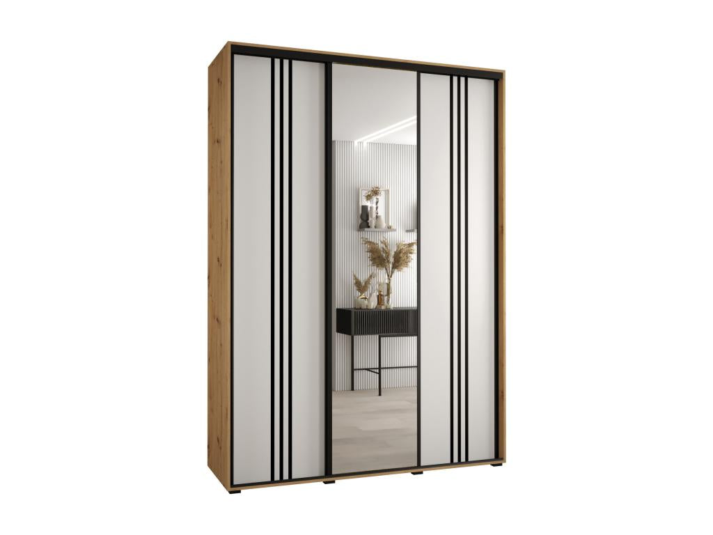 Black Wardrobe, 170 x 45 x 235.2 cm