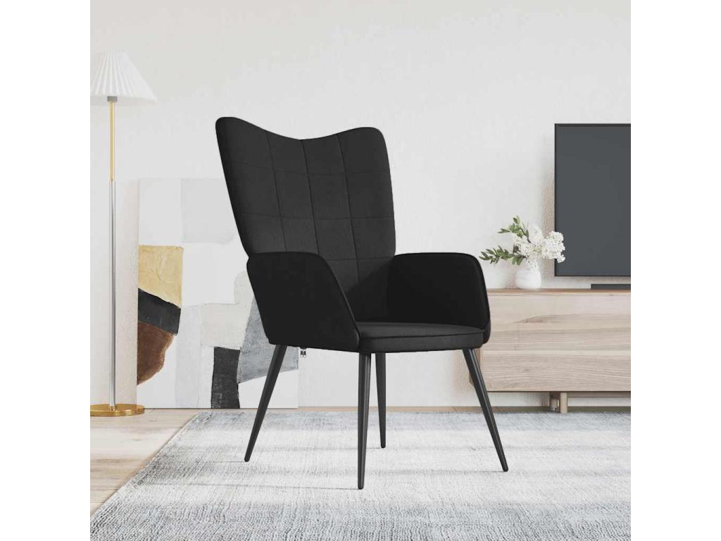 Black Fabric Chair