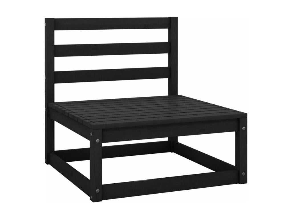 Black Pine Wood Outdoor Furniture Set - dlz1766461709069