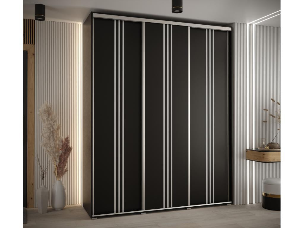 Black Wardrobe, 190 x 45 x 235.2 cm - dlz1766461728578